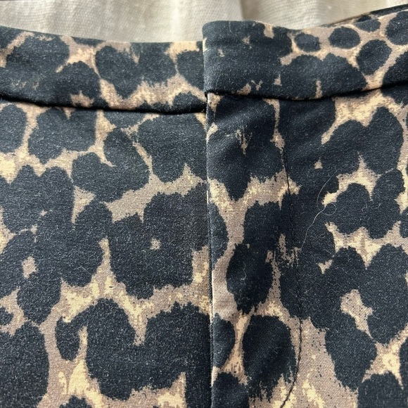 Mid Rise Leopard Harper Ankle Pants Old Navy/ size 10 Tall - Picture 5 of 14